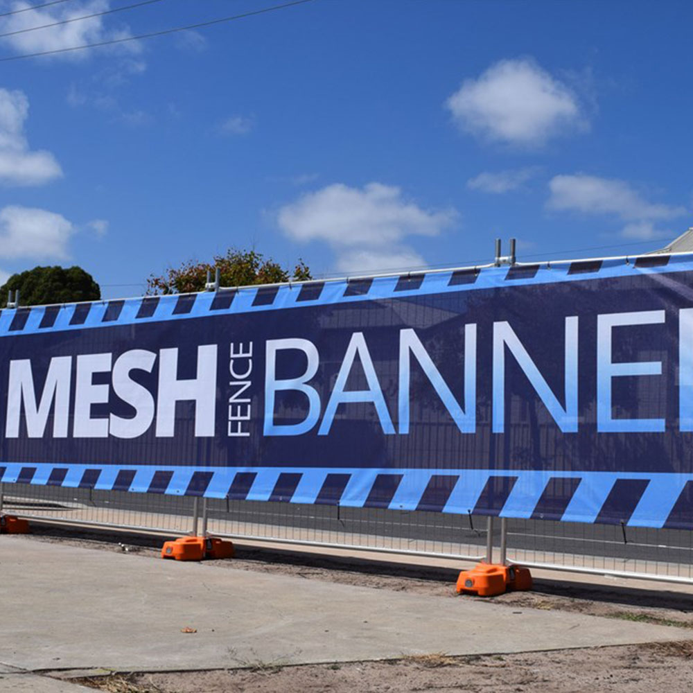 Mesh Banners, Printed Fence Mesh MaxDisplays